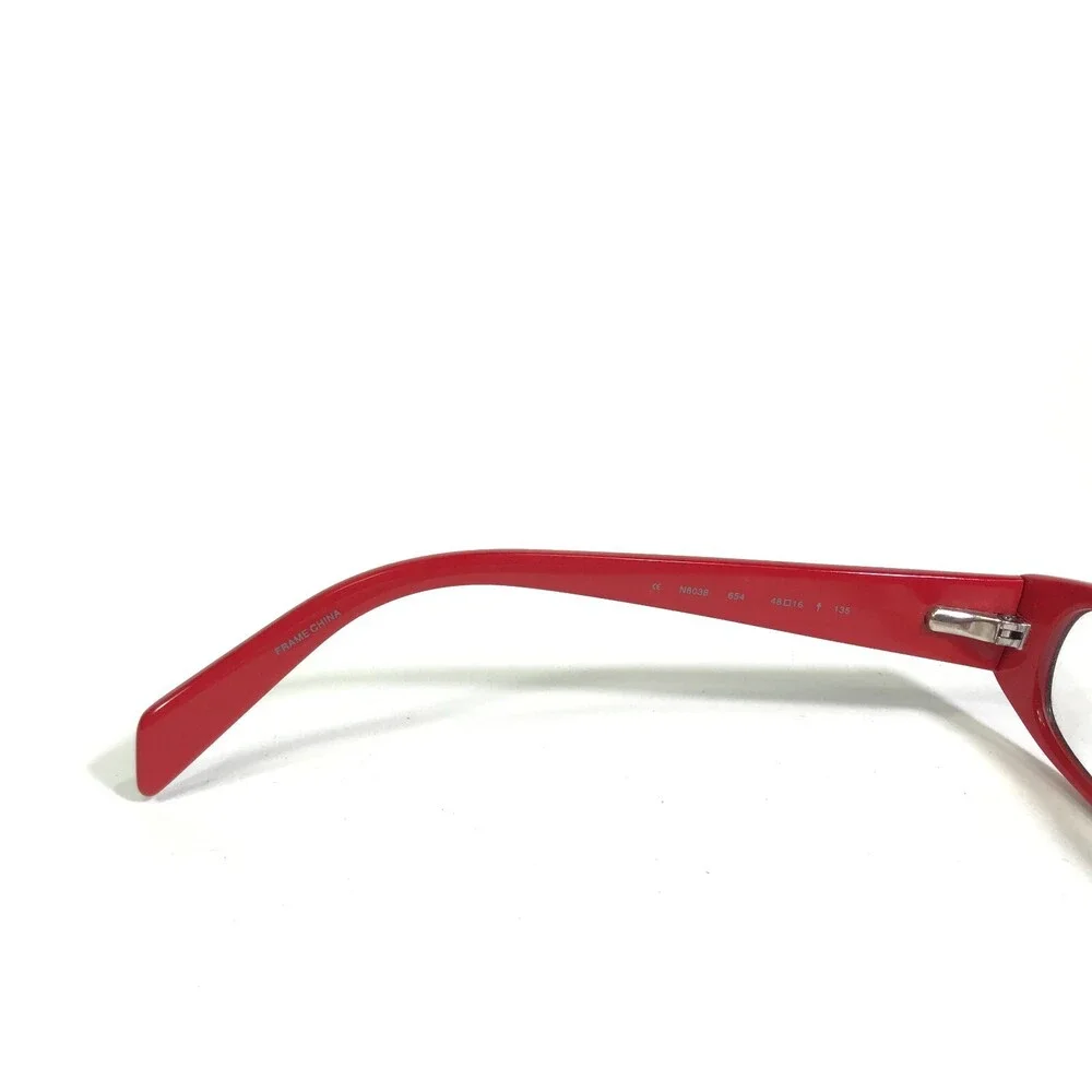 Nautica Petite Small Eyeglasses Frames N8038 654 Red Rectangular 48-16-135